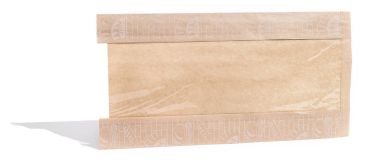 Artisan Bread Bag w/Center Window - 6x3.5x13.5"